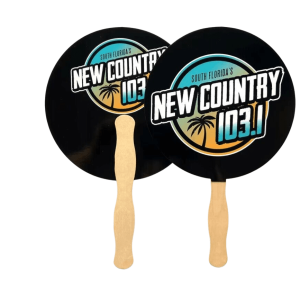 Cardboard Fan with Wooden Handle