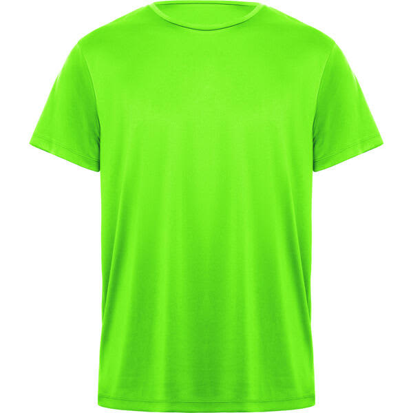 A bright green Daytona T-Shirt with a standard crew neck and short sleeves. It features a logo on the front. Daytona T-Shirt (Youth) - Image 1