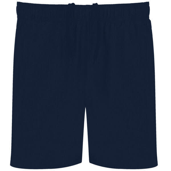 Navy blue sports shorts with an elastic waistband and a simple design. Includes a logo. Celtic Shorts (Youth) - Image 1