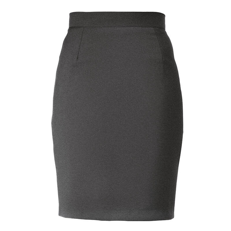 A fitted grey skirt with a sleek design and a waistband, featuring no visible logos or patterns. Mia Skirt - Image 1