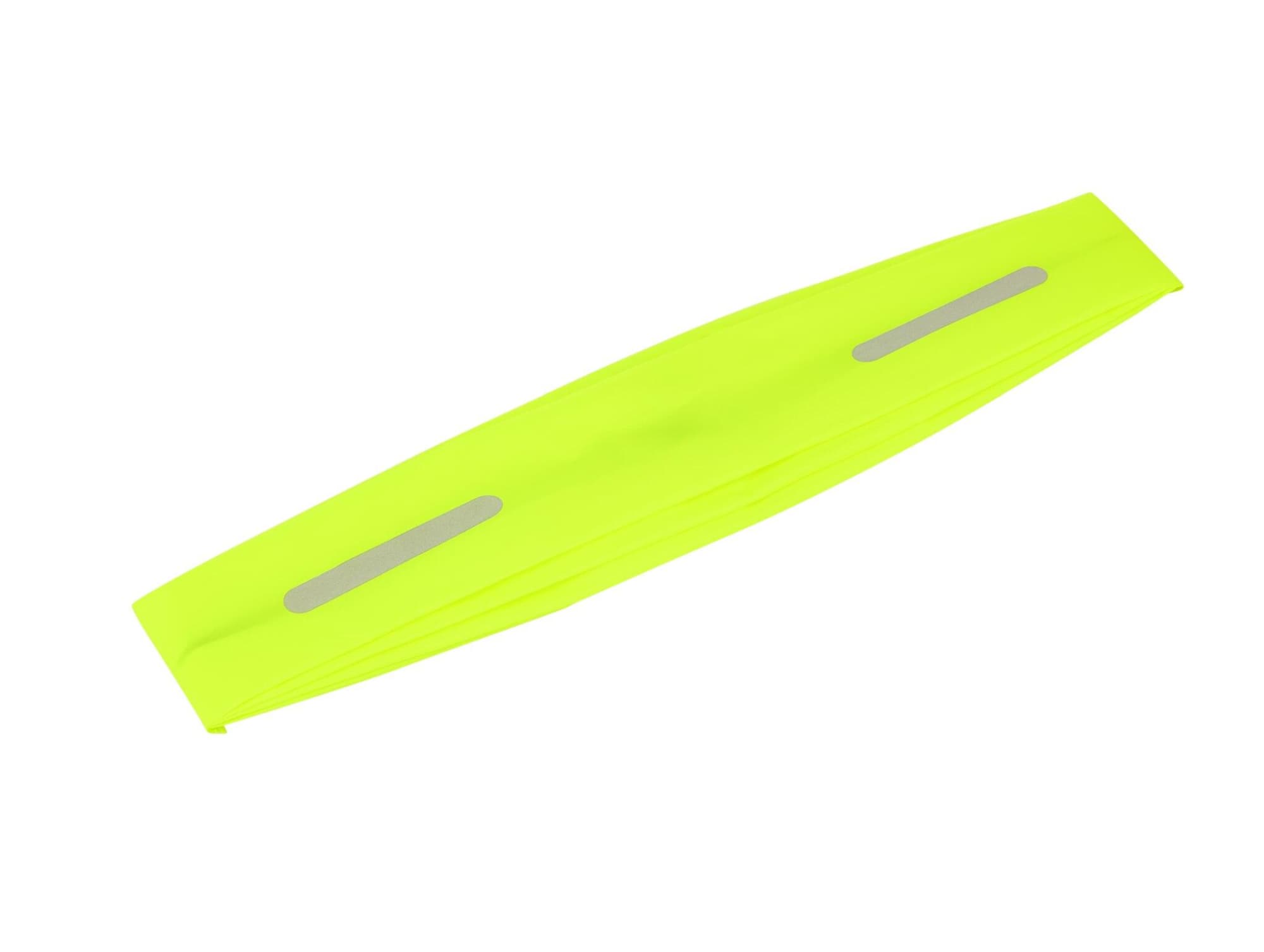 A bright yellow rain cover with reflective strips and a logo. Reflex Rain Cover - Image 1