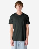 American Apparel CVC Unisex Henley T-shirt
