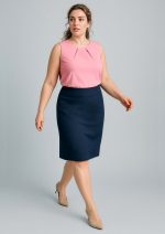 Womens Cool Stretch Relaxed Fit Lined Skirt