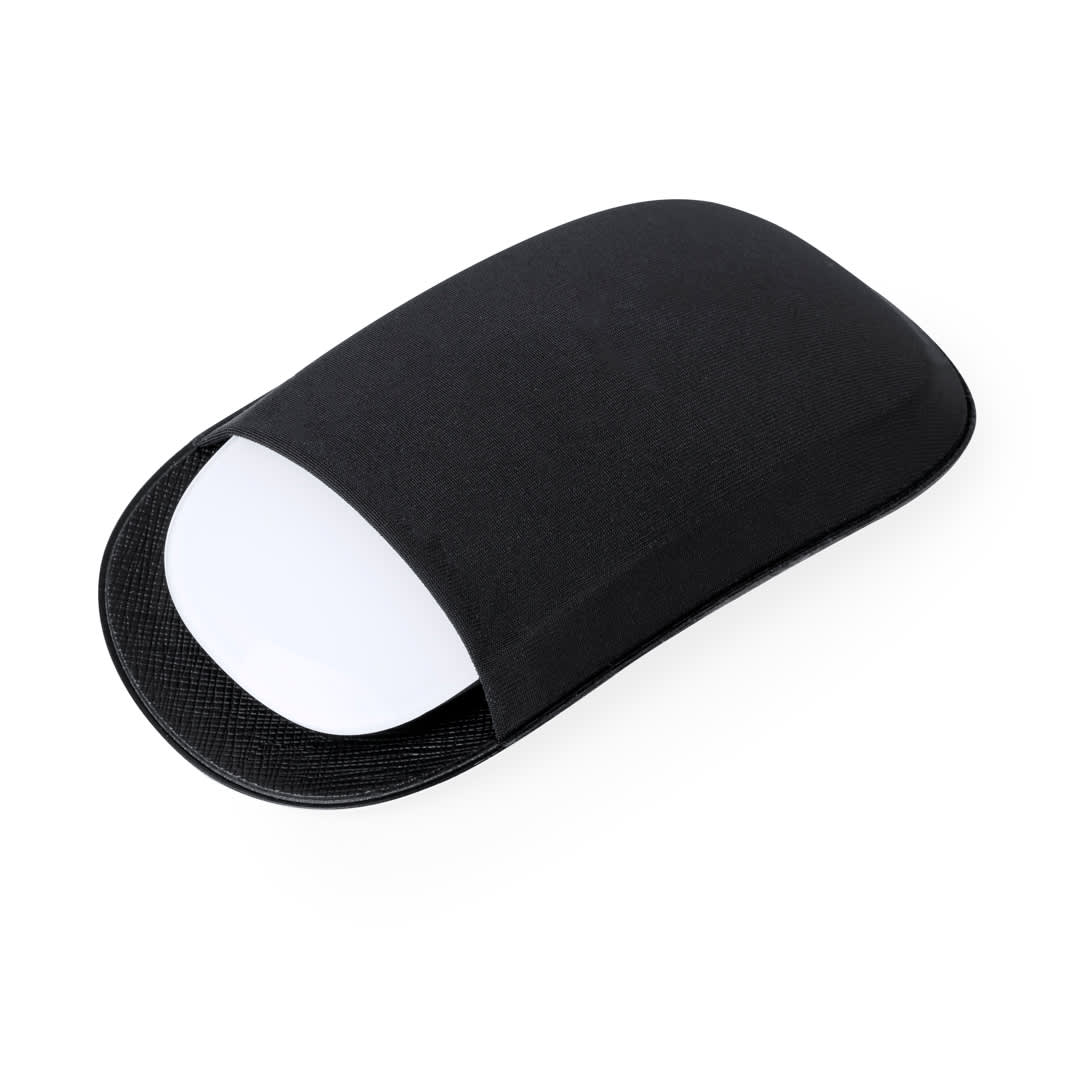 A black Zygon Pouch with a sleek design, featuring a smooth surface and an enclosed pocket. Zygon Pouch - Image 1