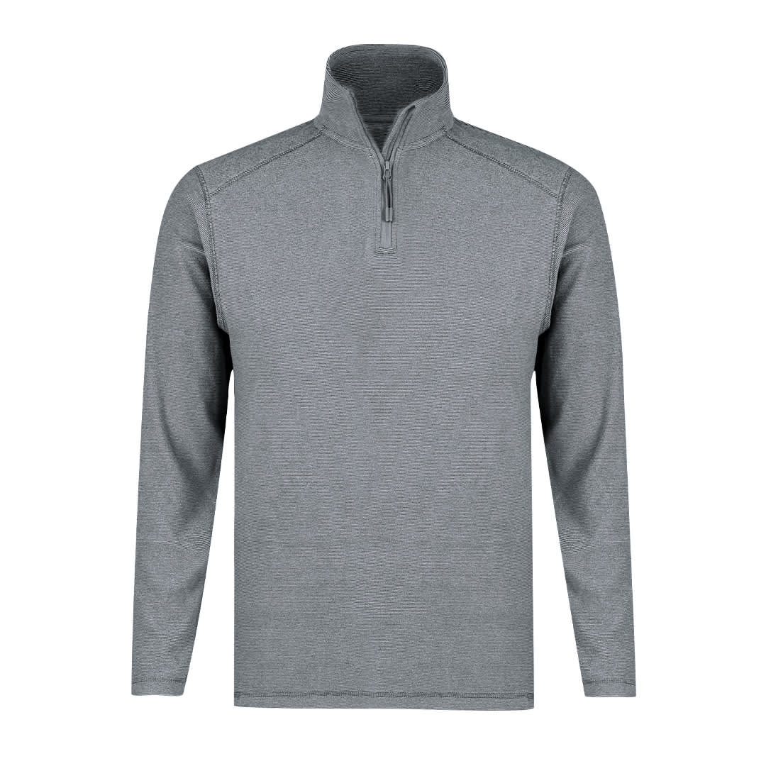 A grey polar fleece jacket with a zippered collar, featuring long sleeves and a simple design. Arsuk Polar Fleece - Image 1