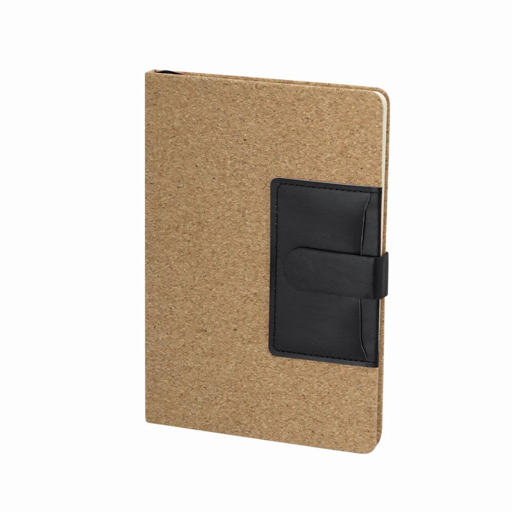 A notebook with a kraft cover and a black elastic closure. It has a simple, minimalistic design with no visible branding. Rosiuk - Image 1