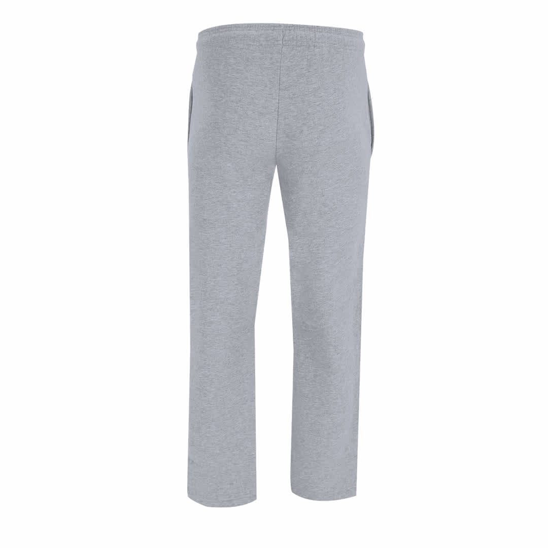 Grey track pants with a relaxed fit, featuring pockets and an elastic waistband. The pants have a logo. Starsky Joggers - Image 1