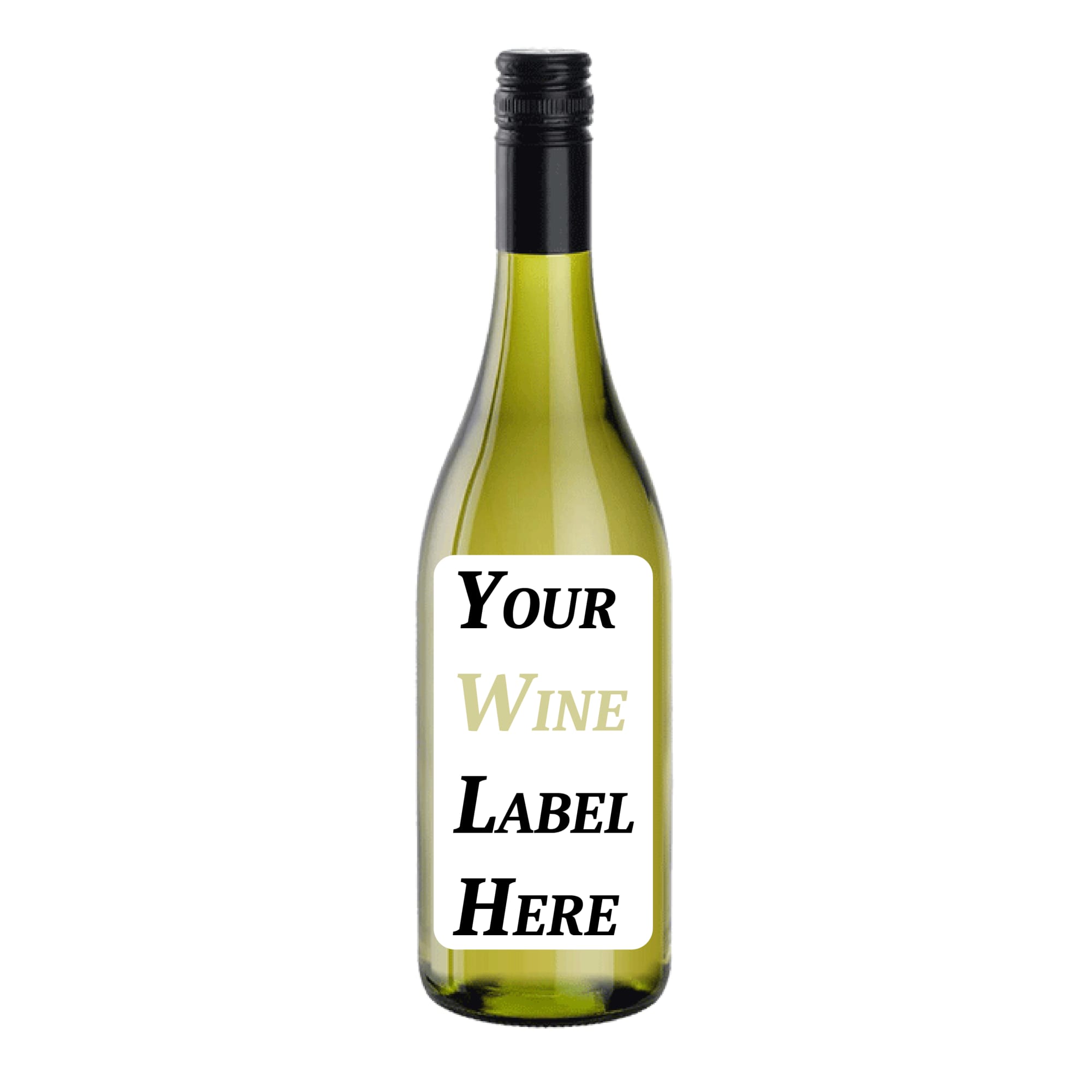 A drink bottle containing a white wine, featuring a glossy label and a sleek black cap. The bottle is clear with a light green hue. De Bortoli Pinot Grigio - Image 1