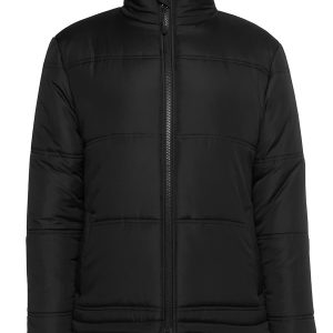 JB's Ladies Adv Puffer Jacket Black/Grey