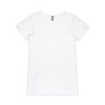 Wo's Bevel V Neck Tee