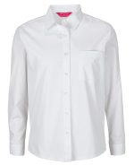 JB's Ladies L/S Double Layered Shirt White