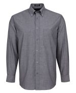 JB's L/S Fine Chambray Shirt Lt Blue