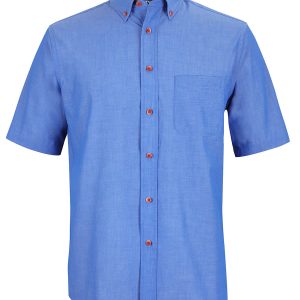 JB's S/S Indigo Chambray Shirt