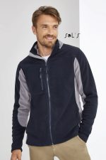 Polar fleece top Men's zippered NORDIC