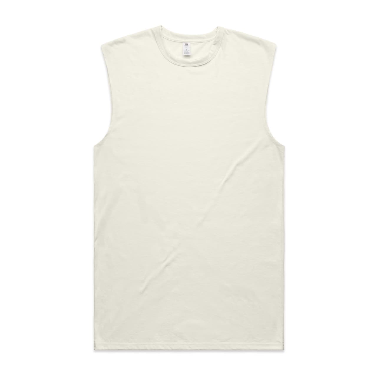 A sleeveless tank top in a soft pastel green colour, featuring a simple design and a label on the collar. Staple Active Blend Tank - Image 1