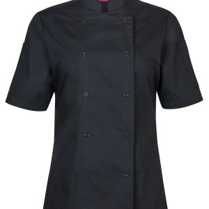 JB's Ladies S/S Snap Button Chefs Jacket