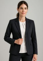 Womens Comfort Wool Stretch Longline Jacket