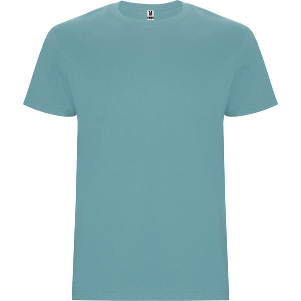 A light blue Stafford T-shirt with a classic crew neckline and short sleeves. It features a logo on the tag. Stafford T-Shirt (Youth) - Image 1