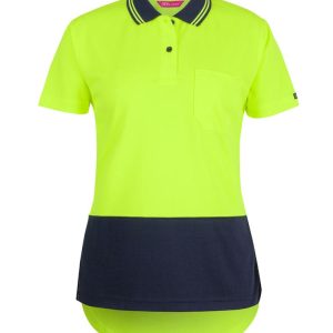 JB's Ladies Hv S/S Drop Tail Polo