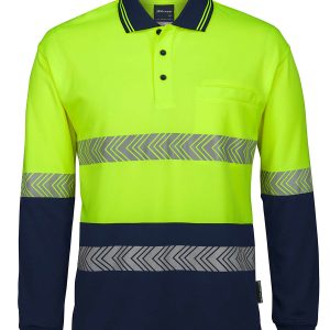 JB's Hv L/S Segmented Tape Polo