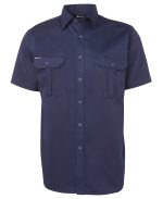 JB's S/S 190 G Work Shirt Navy