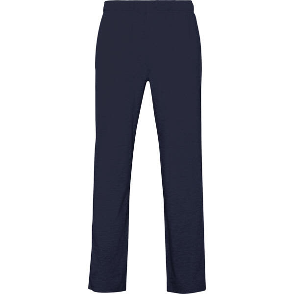 Navy track pants featuring a comfortable fit and waistband, designed for casual wear. Includes a logo. Coria Track Pants (Youth) - Image 1