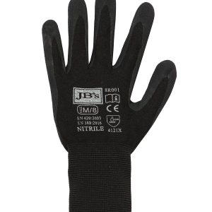 JB's Black Nitrile Breathable Glove (12 Pk)