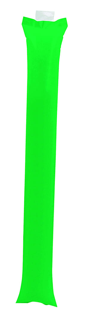 A neon green cheering stick with a sealed end, designed for fun and novelty use. Stick Cheering Sticks - Image 1