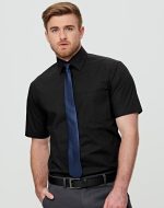 Men's Cotton/Poly Stretch S/S Shirt