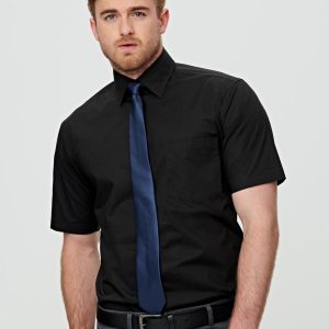 Men's Cotton/Poly Stretch S/S Shirt