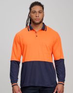 Hi-Vis truedry safety polo L/S