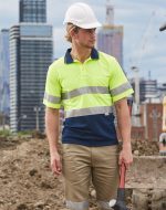 Hi-Vis S/S Safety Polo 3M Tapes