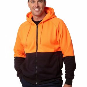 Hi-Vis Two Tone Fleecy Hoodie