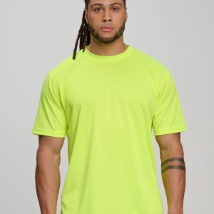 Cooldry Hi-Vis Mini Waffle Safety Tee