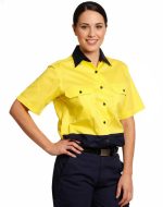 Ladies' Hi-Vis S/S Safety Shirt