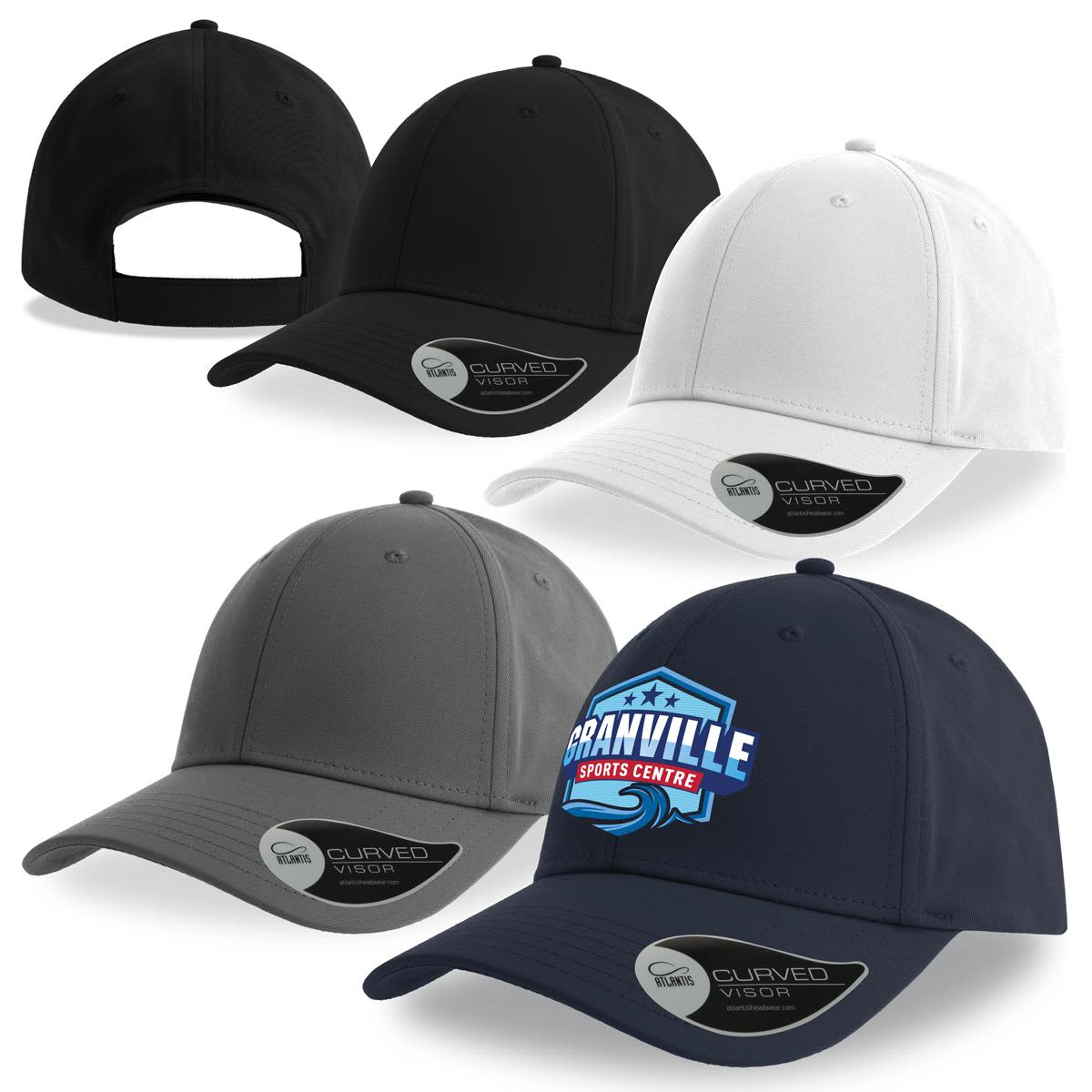 A collection of "Bolt" caps in black, white, grey, and navy, each with a logo on the front. Bolt - Image 1