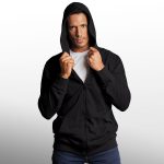 Enzyme Washed French Terry Full Zip Hoodie