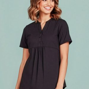 Womens Rose Tunic Scrub Top