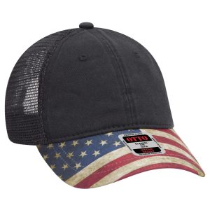 6 Panel Low Profile Trucker Dad Cap