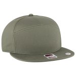 7 Panel Mid Profile Snapback Cap