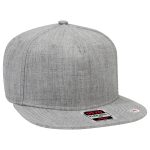 5 Panel Pro Style Snapback Cap (Grey Undervisor)