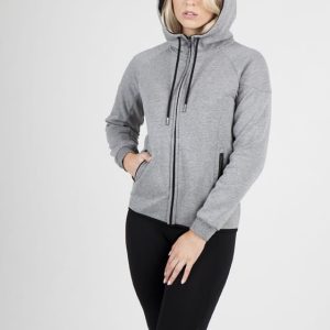 Womens/junior 320gsm Soft cotton/bonded polar fleece Hoodie