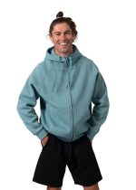 Mens' Cotton Care Kangaroo Pocket Zipper Hoodie