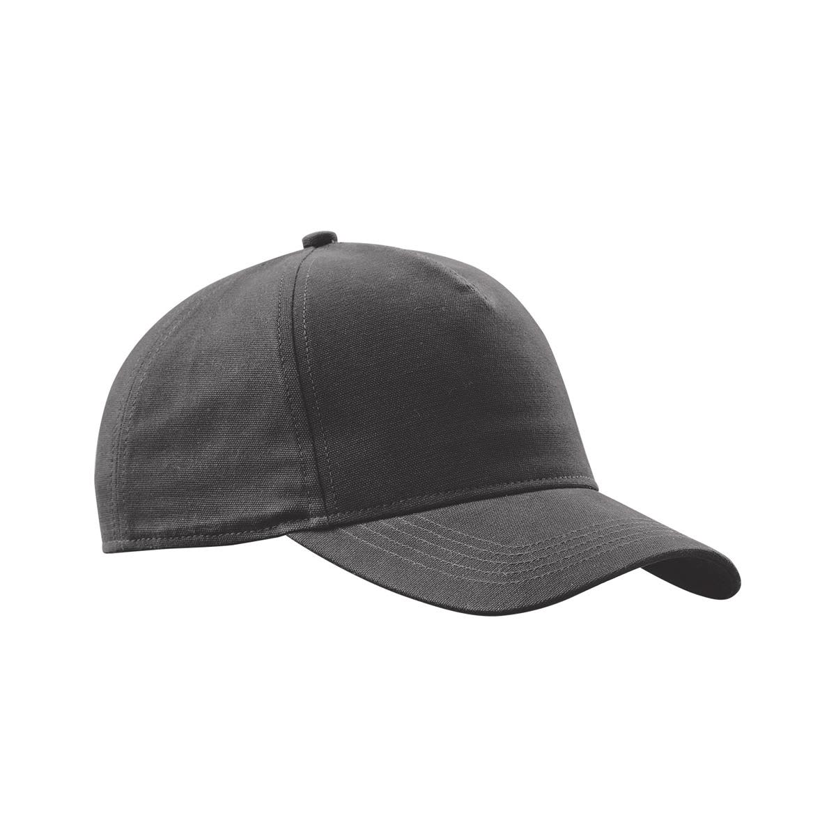 A black Explorer Cap with a curved brim and a structured crown. It features a logo on the front. Explorer Cap - Image 1