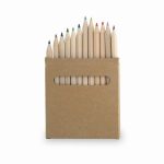 SENNA 12-Piece Wooden Pencil Set in Cardboard Box