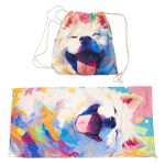 Foldable Drawstring Towel
