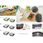 Gibson glass lunch box