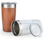 Lewis double wall stainless steel vaccum coffee mug