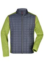 Mens Knitted Hybrid Jacket