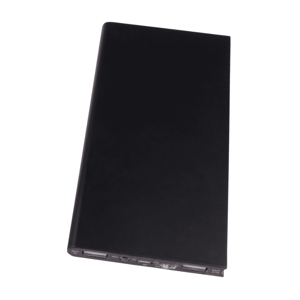 A sleek, black power bank with multiple USB ports and a branding logo. Sapporo Power bank - Image 1